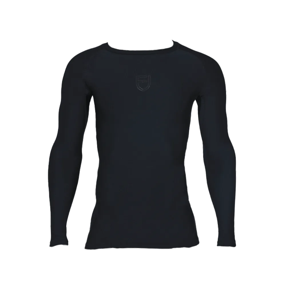 Haut de compression à manches longues pour hommes (500200-010) Vêtement de football Ultra