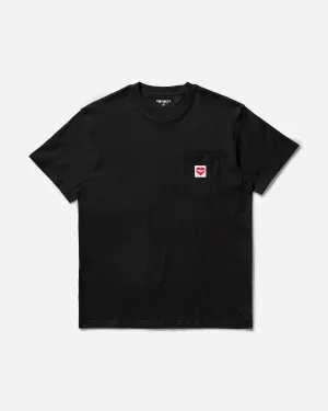 T-shirt Homme Cœur en Poche Noir