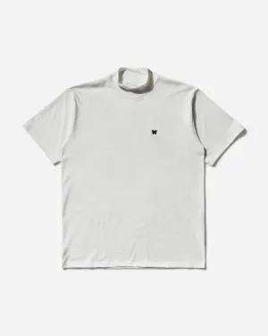 T-shirt col montant en jersey poly pour homme - Blanc