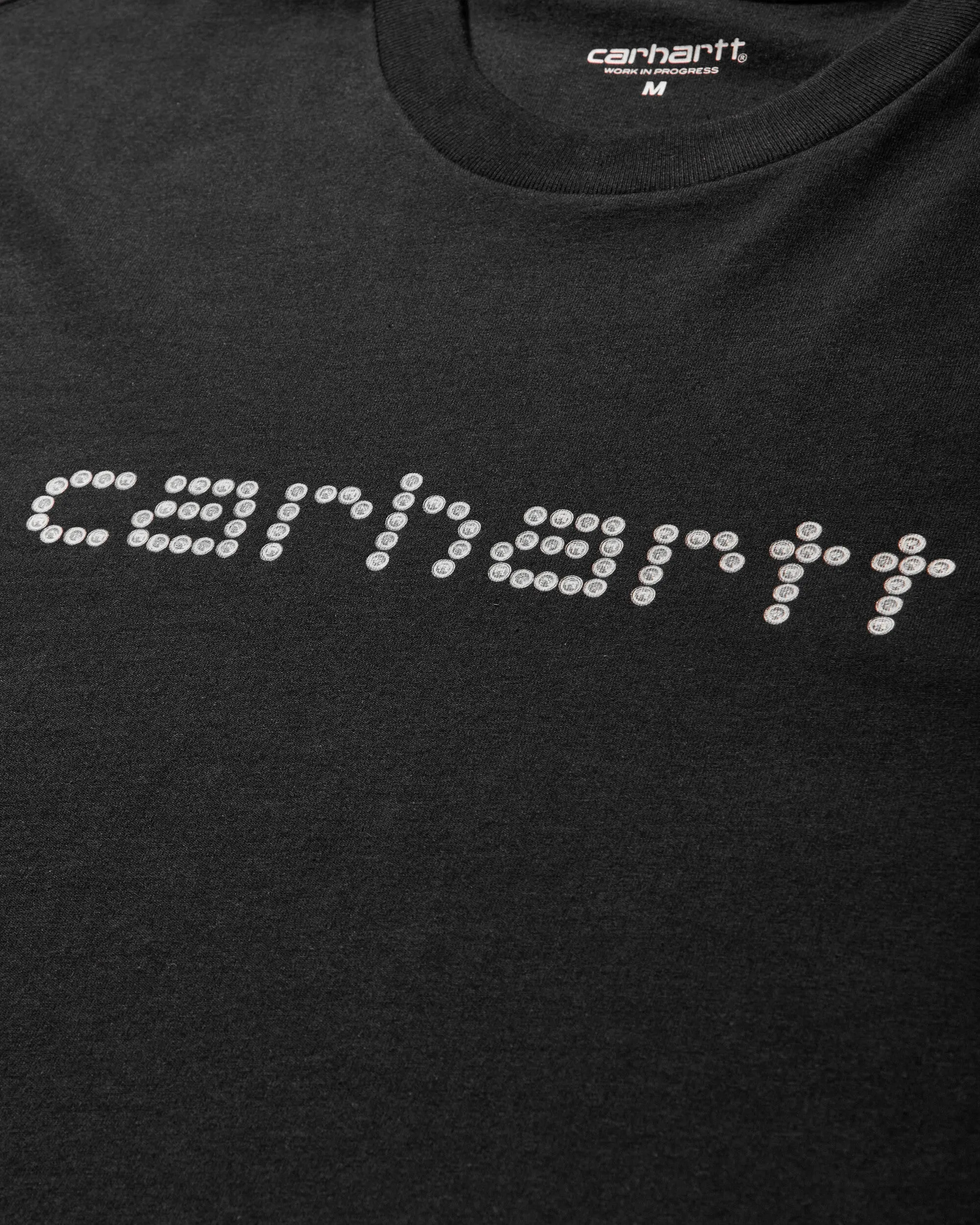 T-shirt Homme Script Rivet Noir