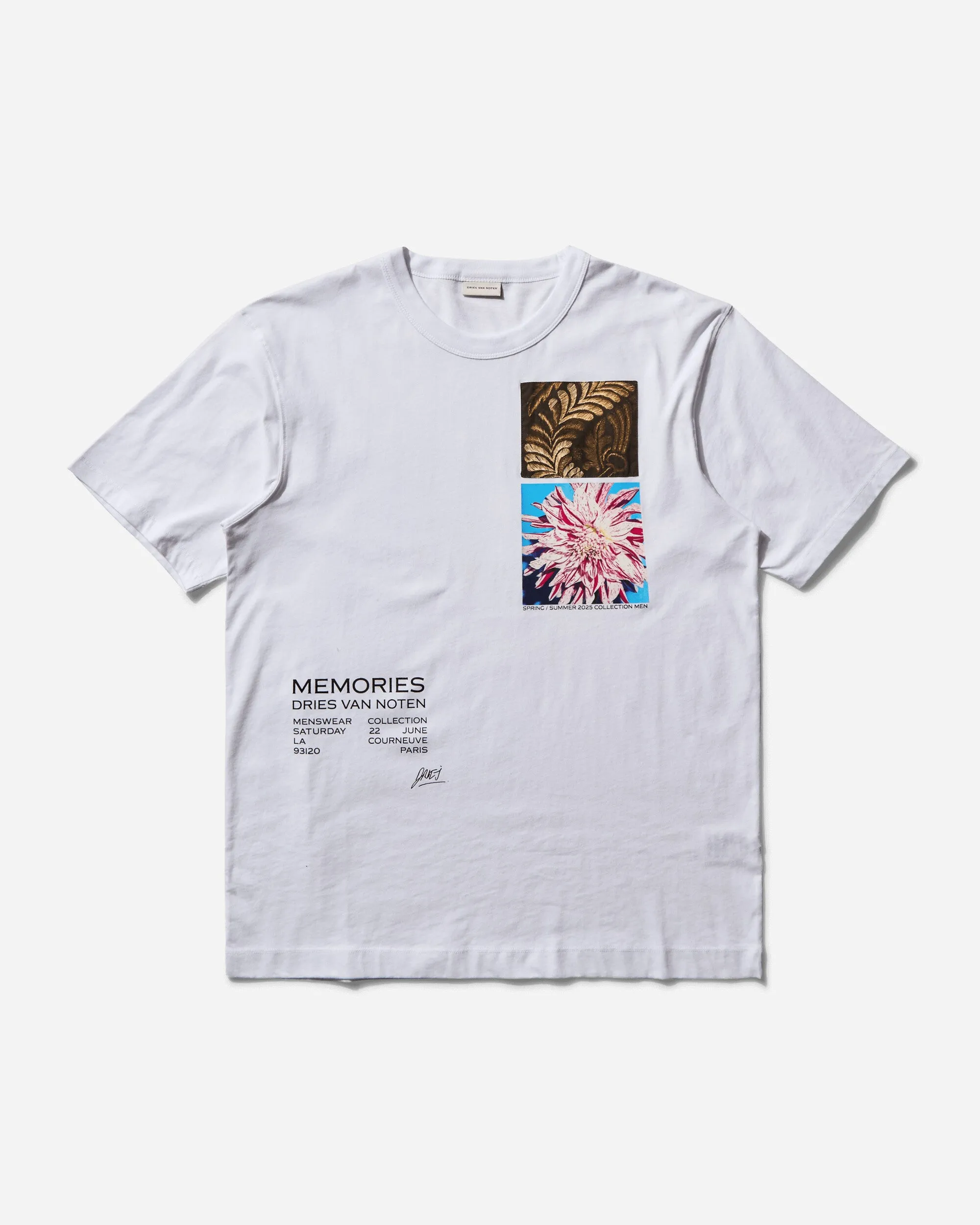 T-shirt de défilé pour hommes Blanc