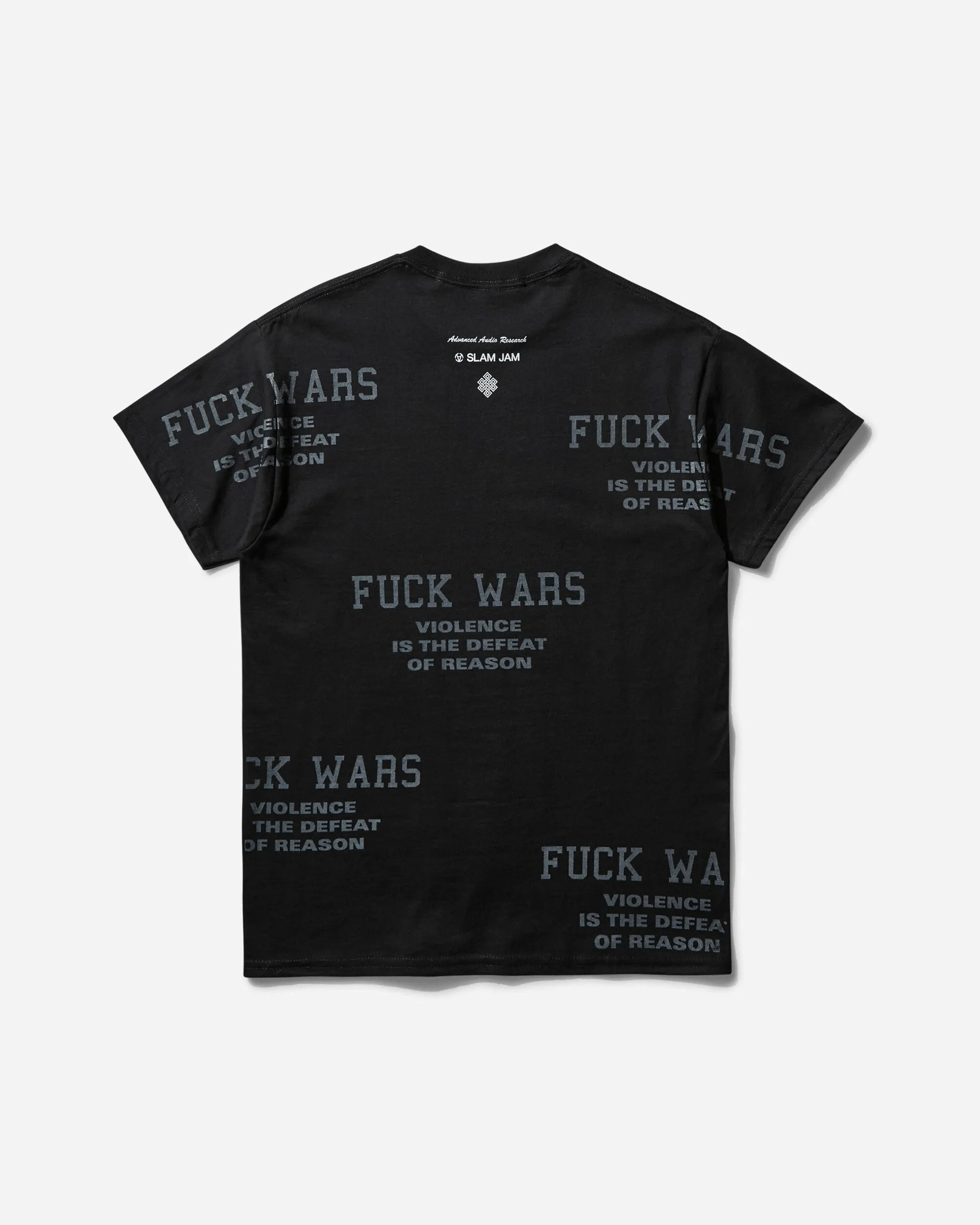 T-shirt Homme Slam Jam Fuck Wars Noir