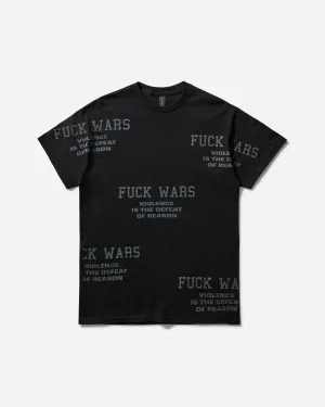 T-shirt Homme Slam Jam Fuck Wars Noir