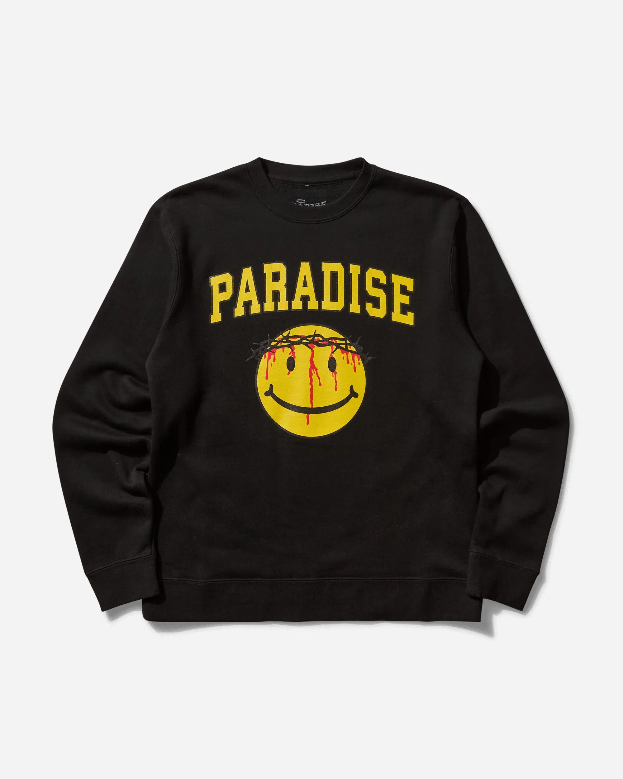 Pull à capuche homme Smiley Jésus noir