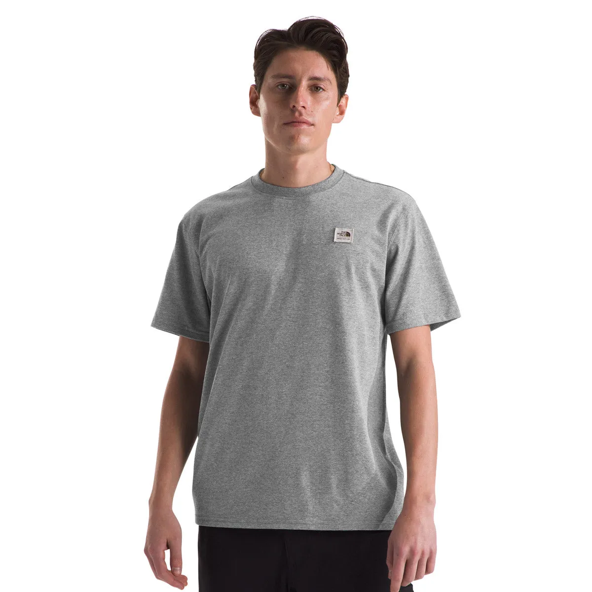 T-shirt à motifs patrimoniaux printemps/été pour homme en jersey chiné