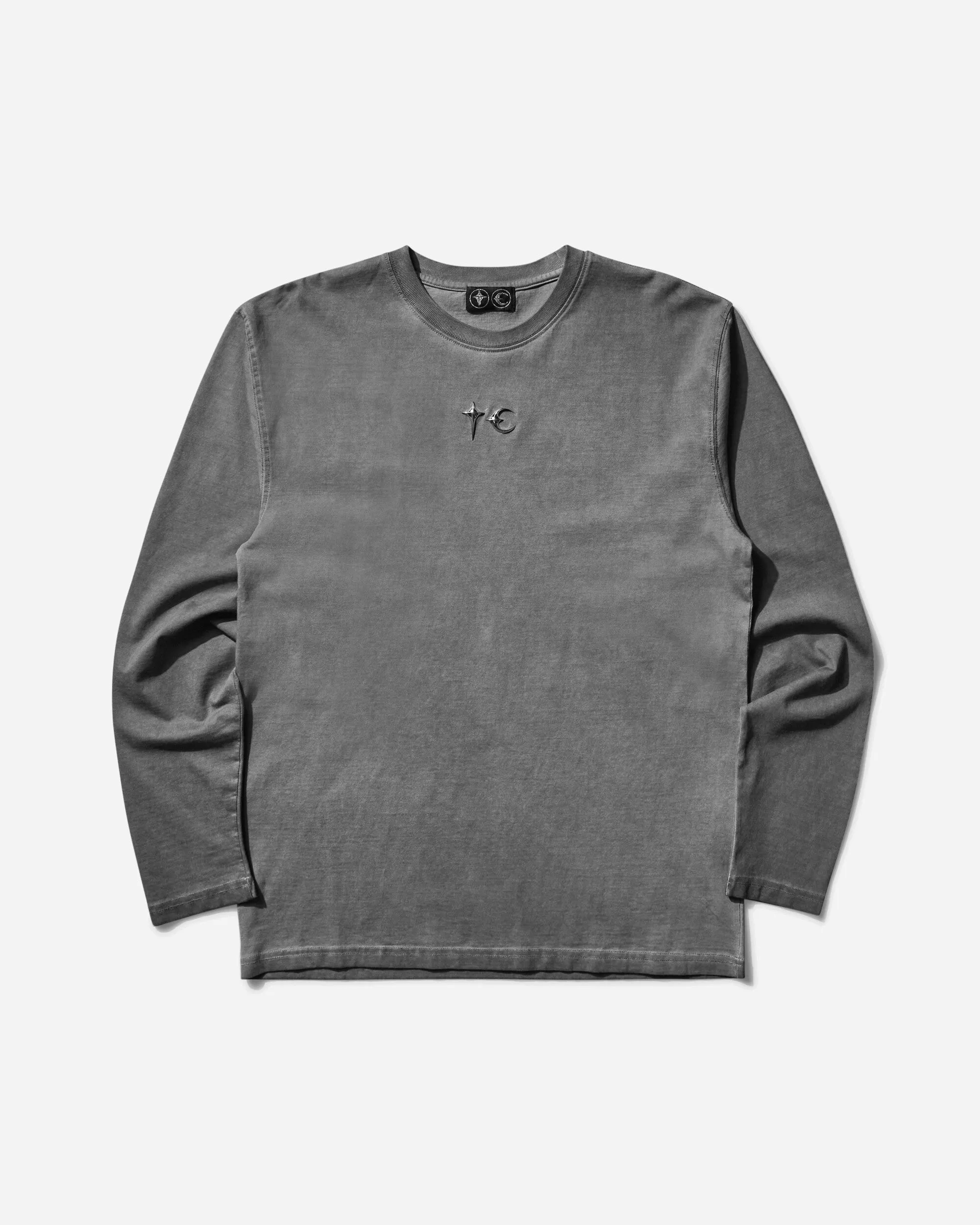 T-shirt manches longues basique TC pour homme - Gris
