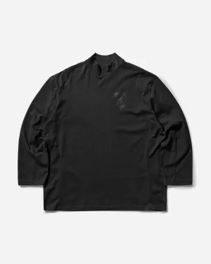 Haut à col roulé manches longues pour homme - Noir