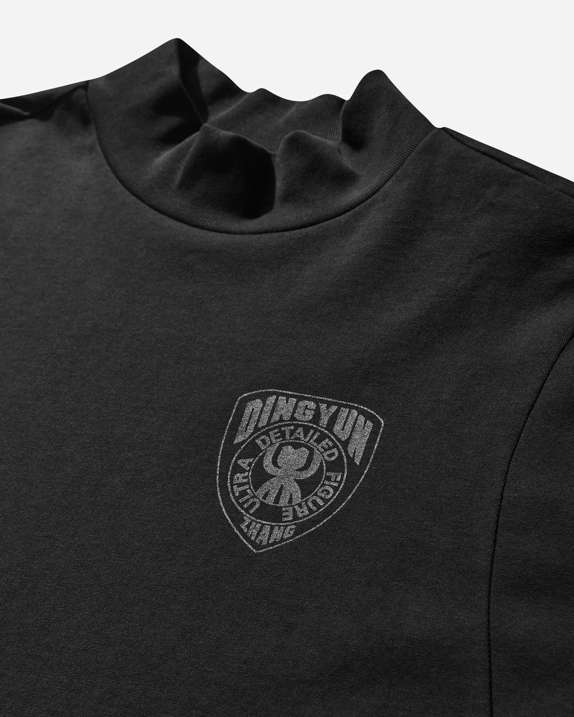 Haut à col roulé manches longues pour homme - Noir