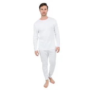 Pyjama deux pièces en coton pour homme - Couleur unie neutre