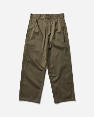 Pantalon de travail en sergé pour hommes - Vert surplus