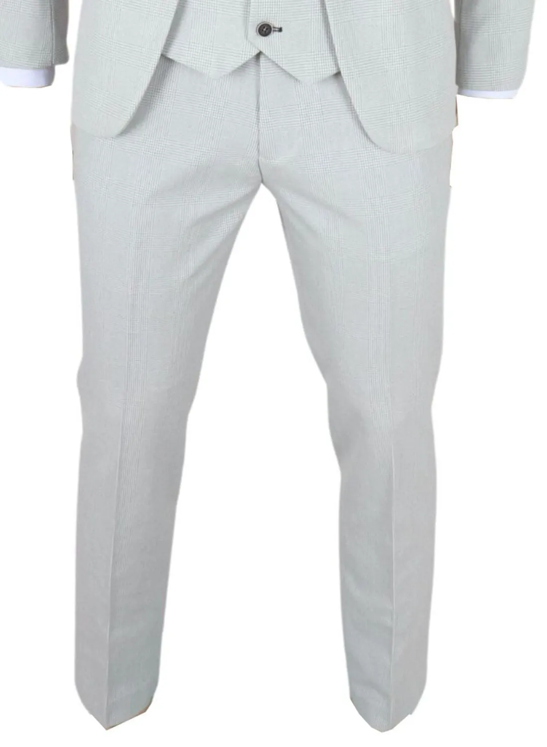Pantalon Miller à Carreaux Décontracté Élégant