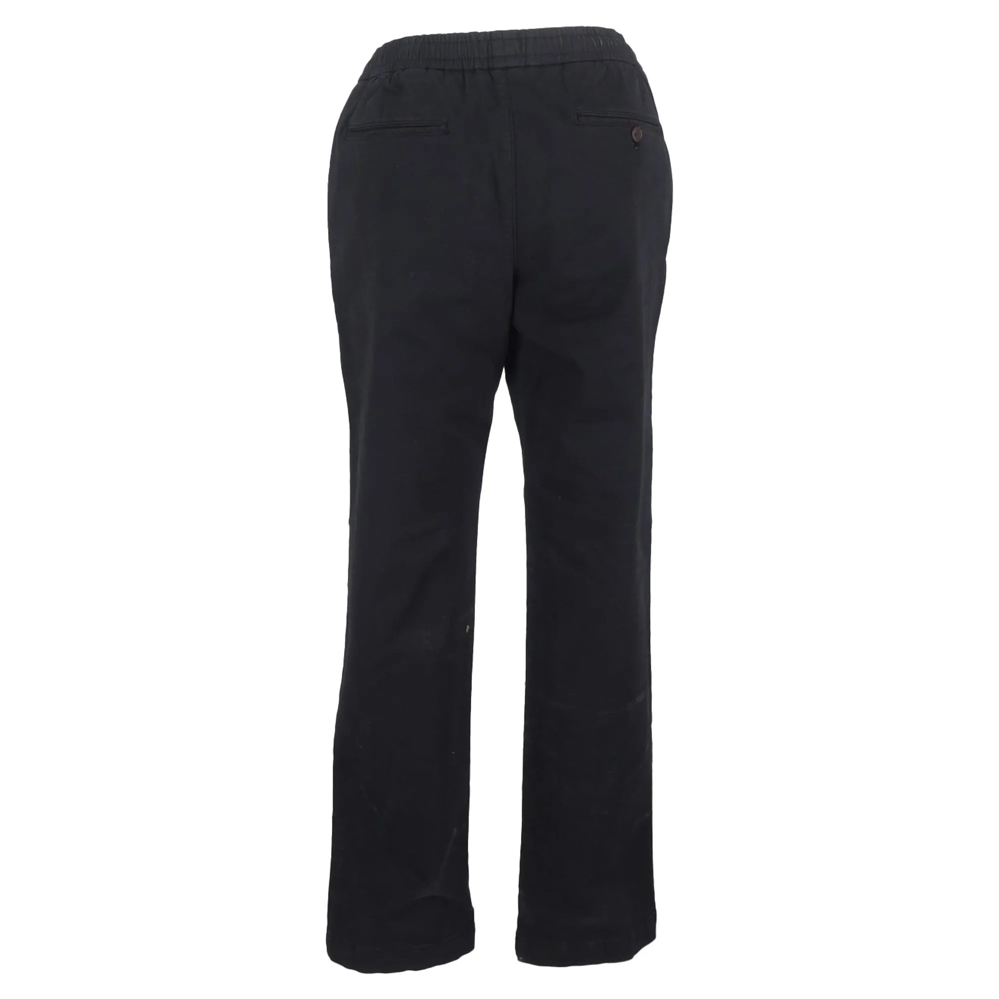 Pantalon droit à cordon Mr. P. en coton noir