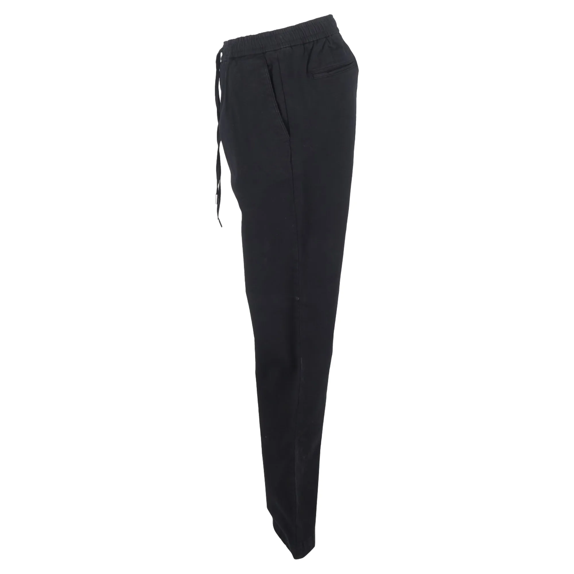 Pantalon droit à cordon Mr. P. en coton noir