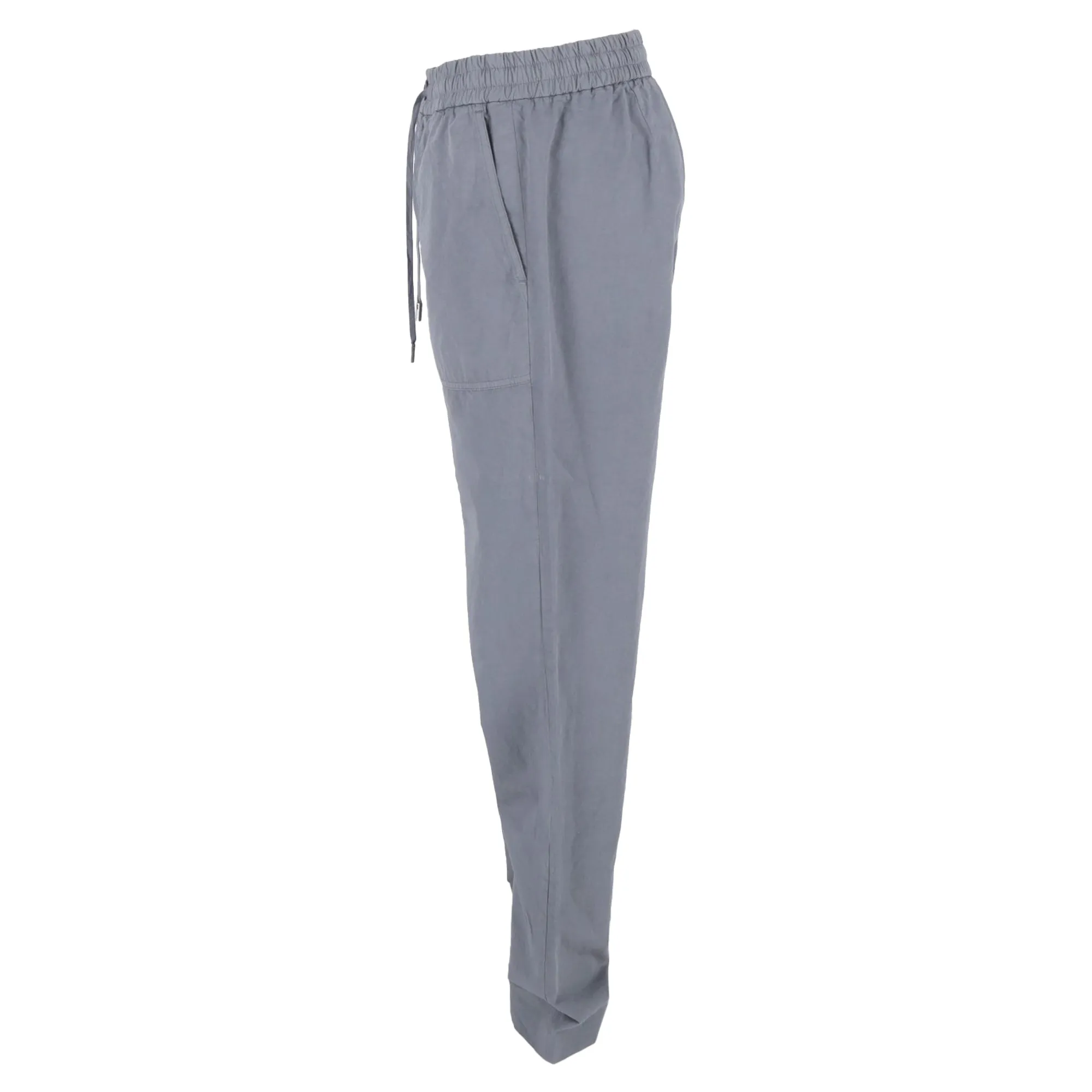 Pantalon droit à cordon de Mr. P. avec poches en coton gris