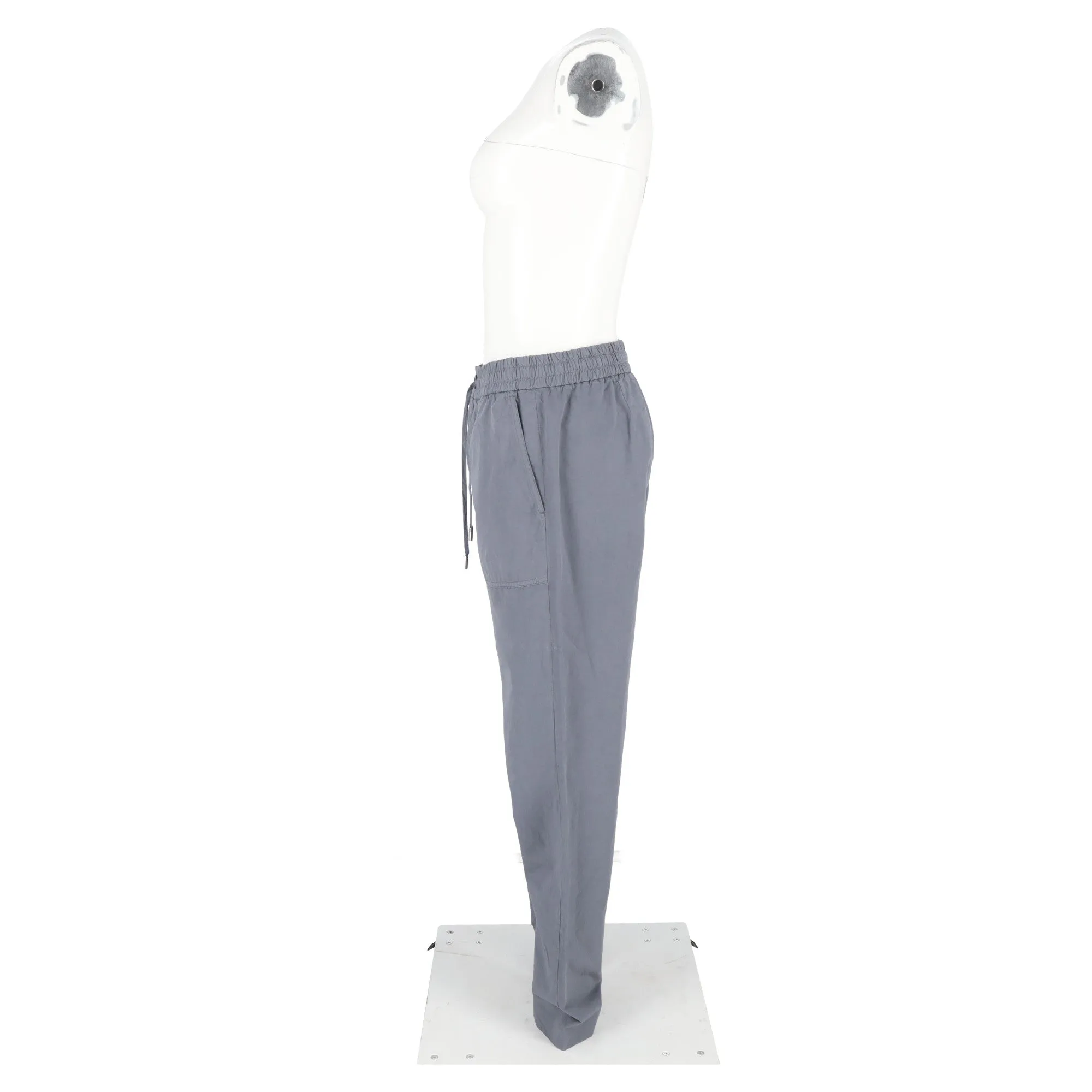 Pantalon droit à cordon de Mr. P. avec poches en coton gris