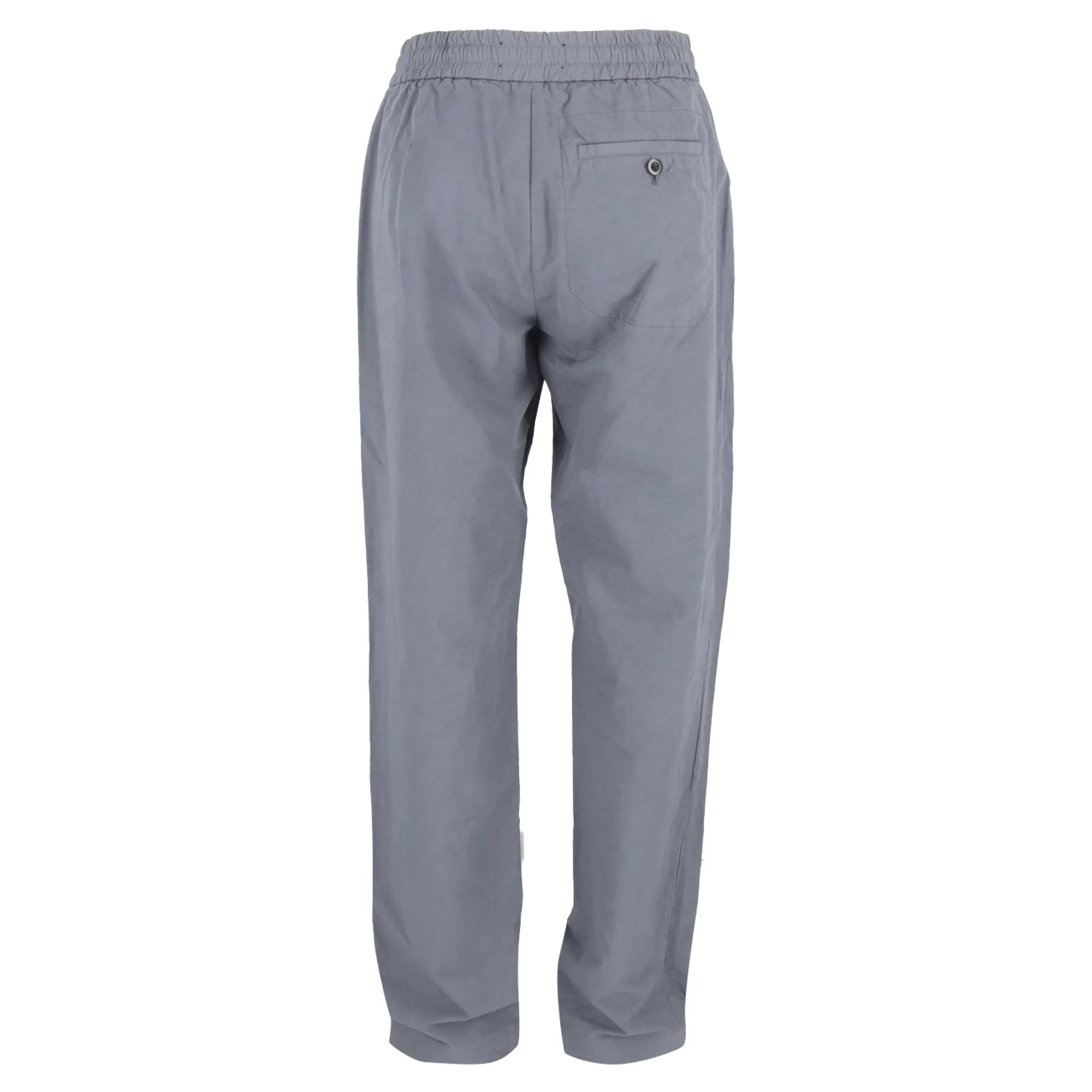 Pantalon droit à cordon de Mr. P. avec poches en coton gris