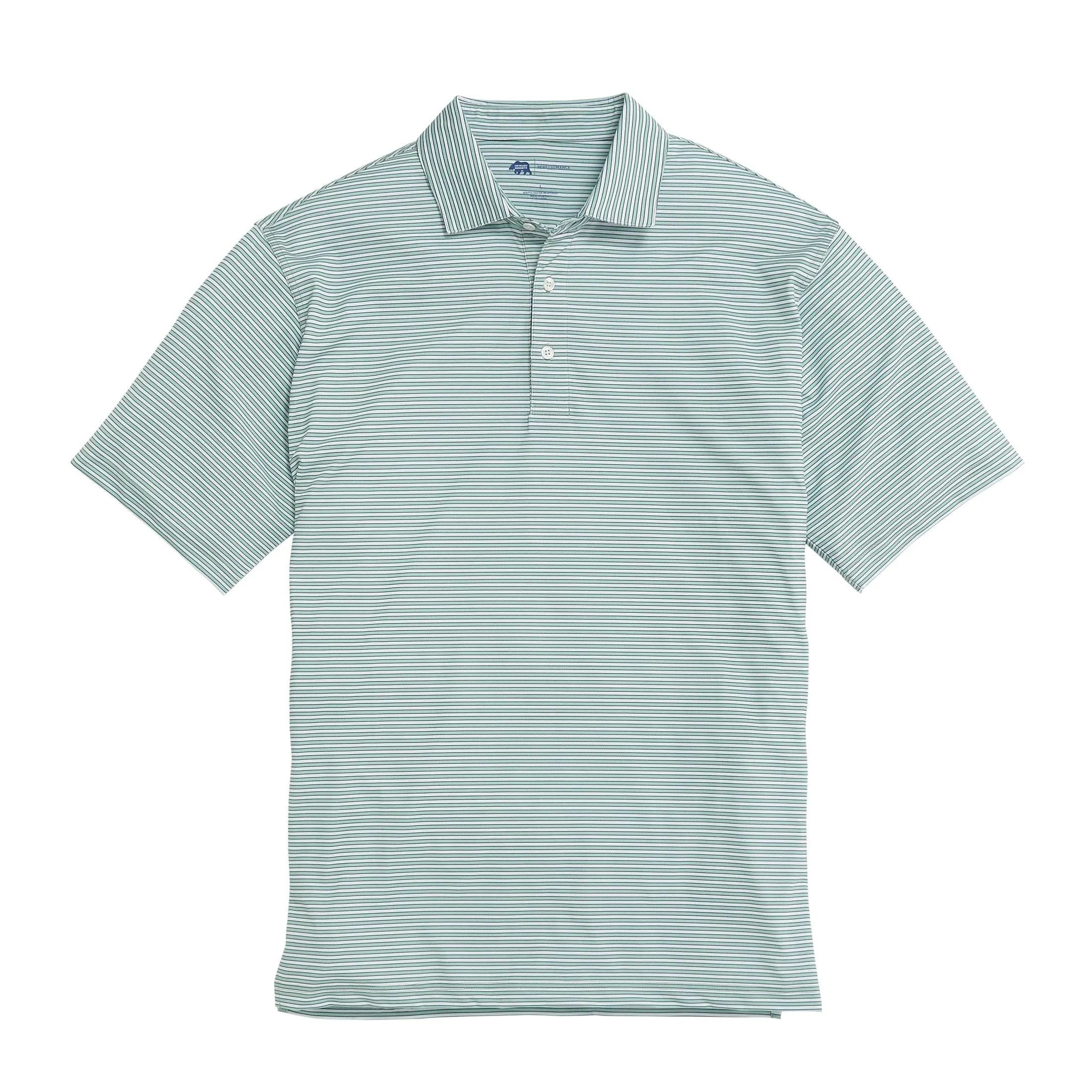 Polo de Performance à Rayures Mulligan