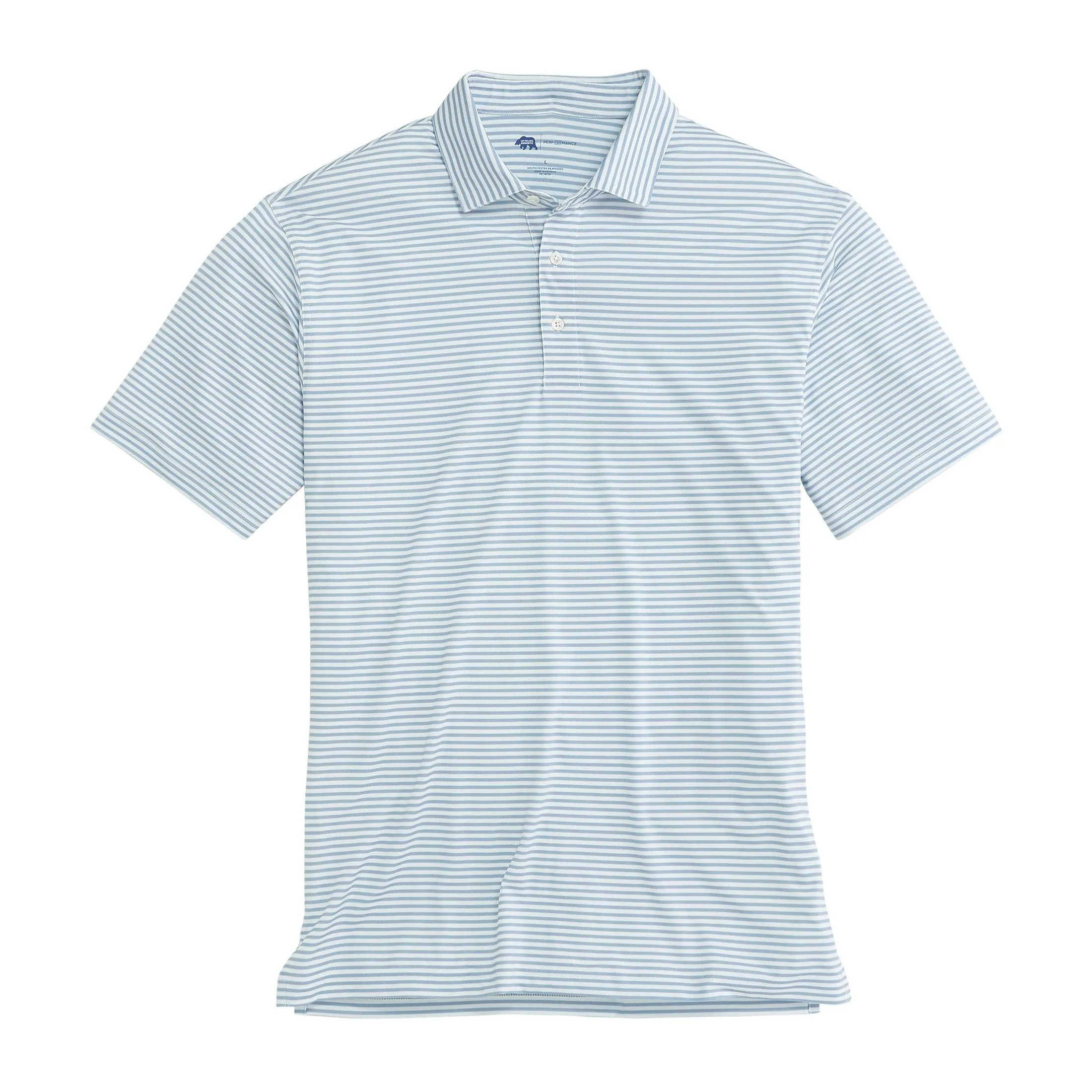 Polo de Performance à Rayures Mulligan
