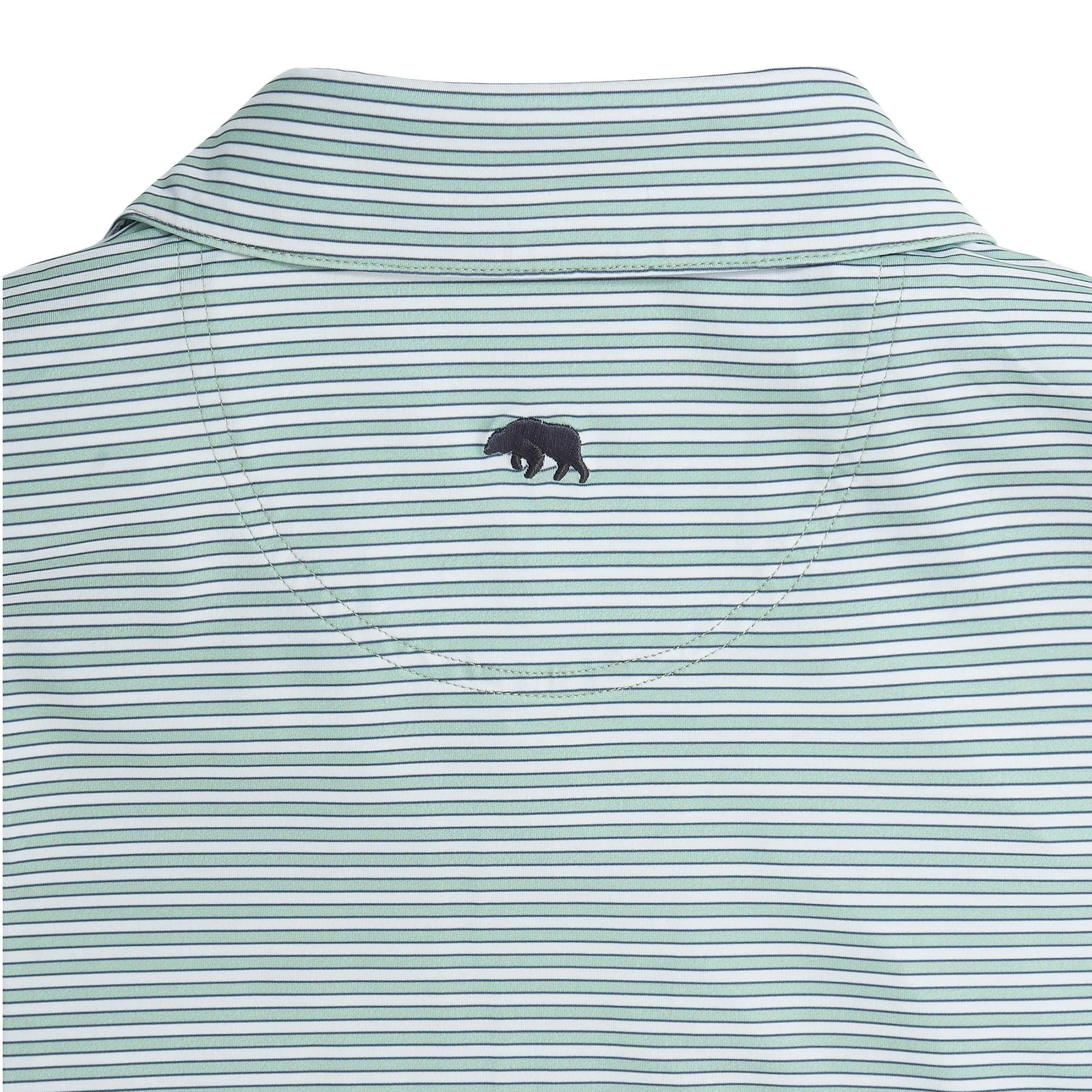 Polo de Performance à Rayures Mulligan