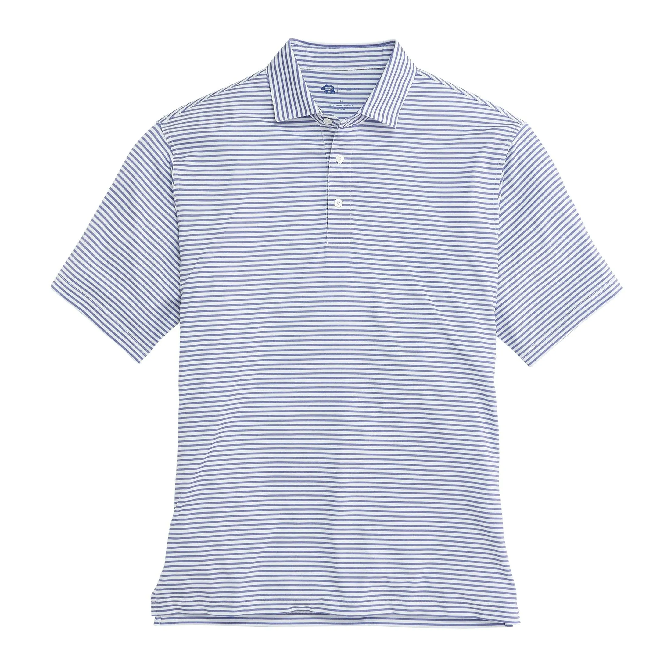 Polo de Performance à Rayures Mulligan