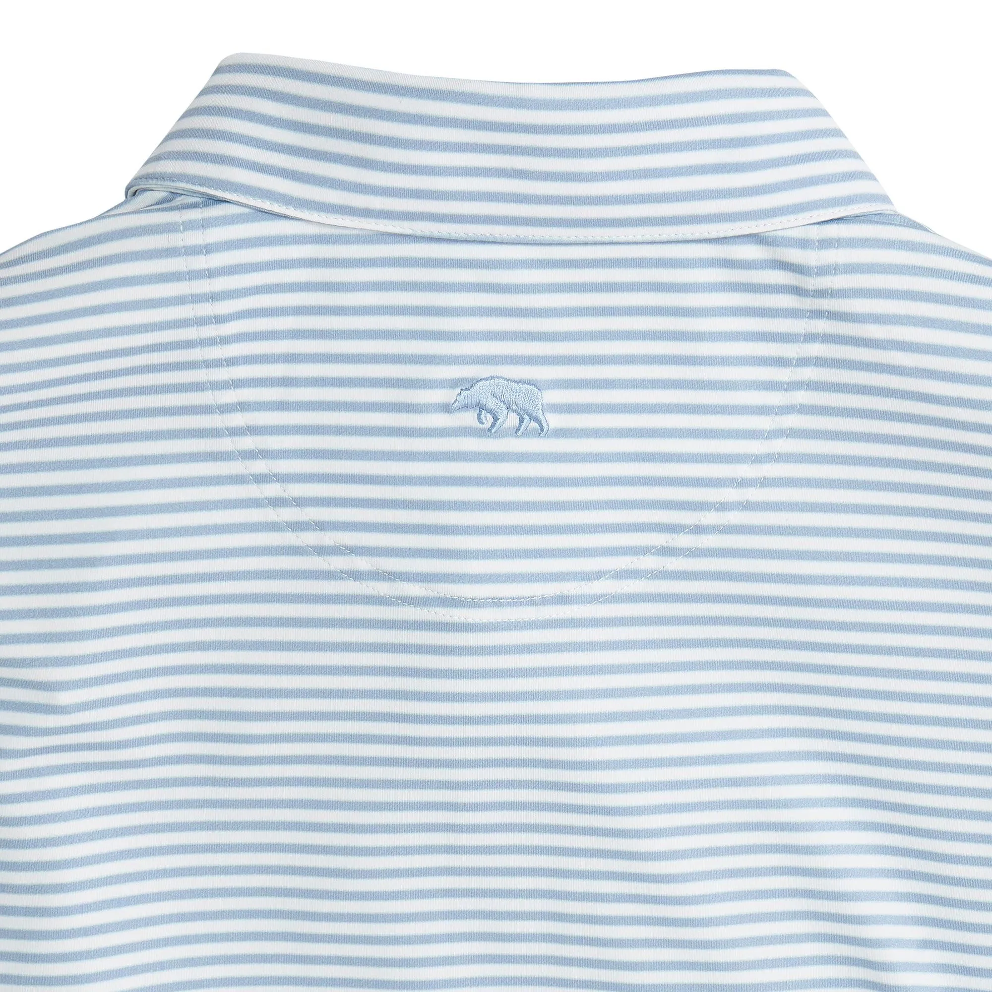 Polo de Performance à Rayures Mulligan