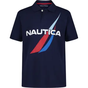 Polo pour garçons Nautica J-Class avec logo marine