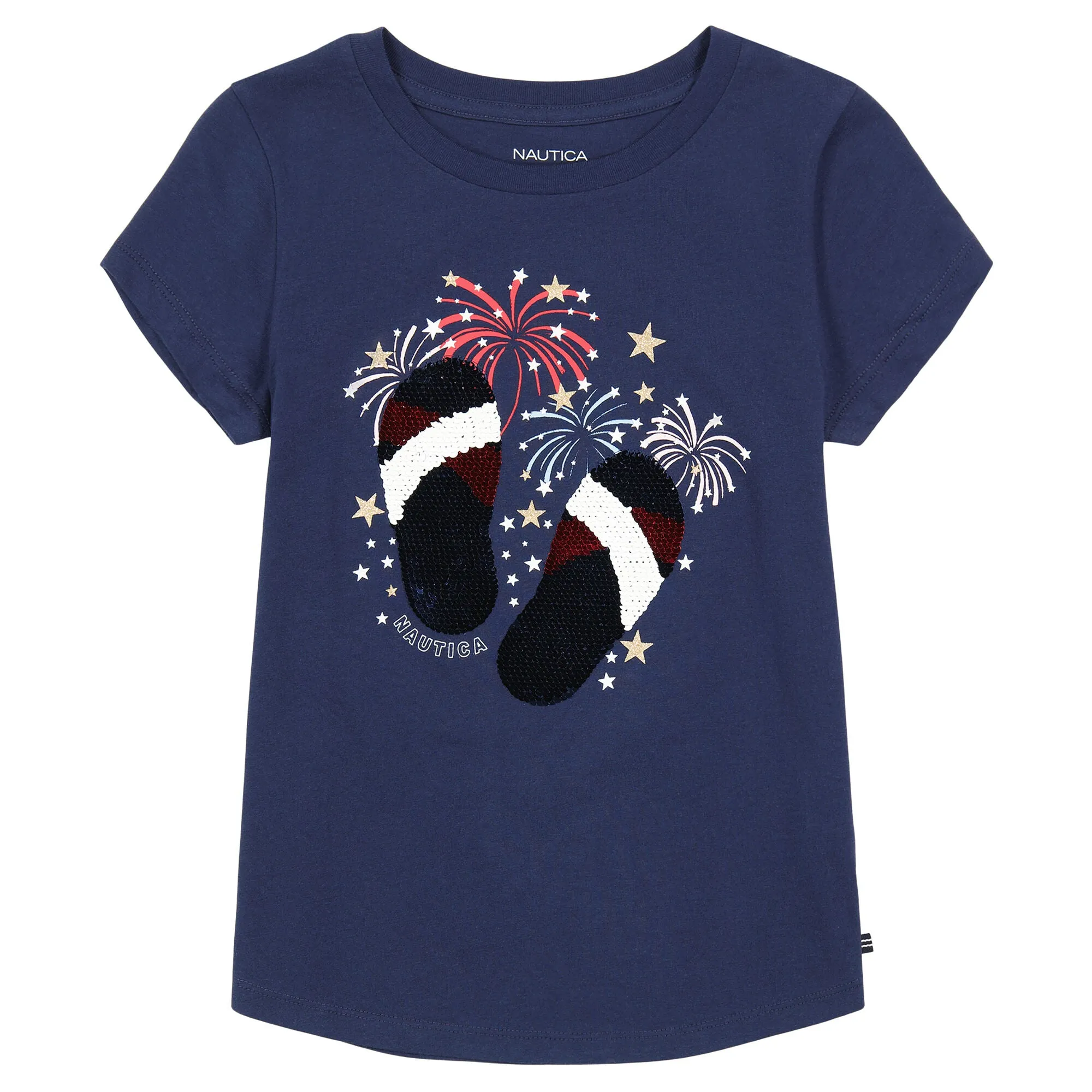 Nautica T-shirt à paillettes 
