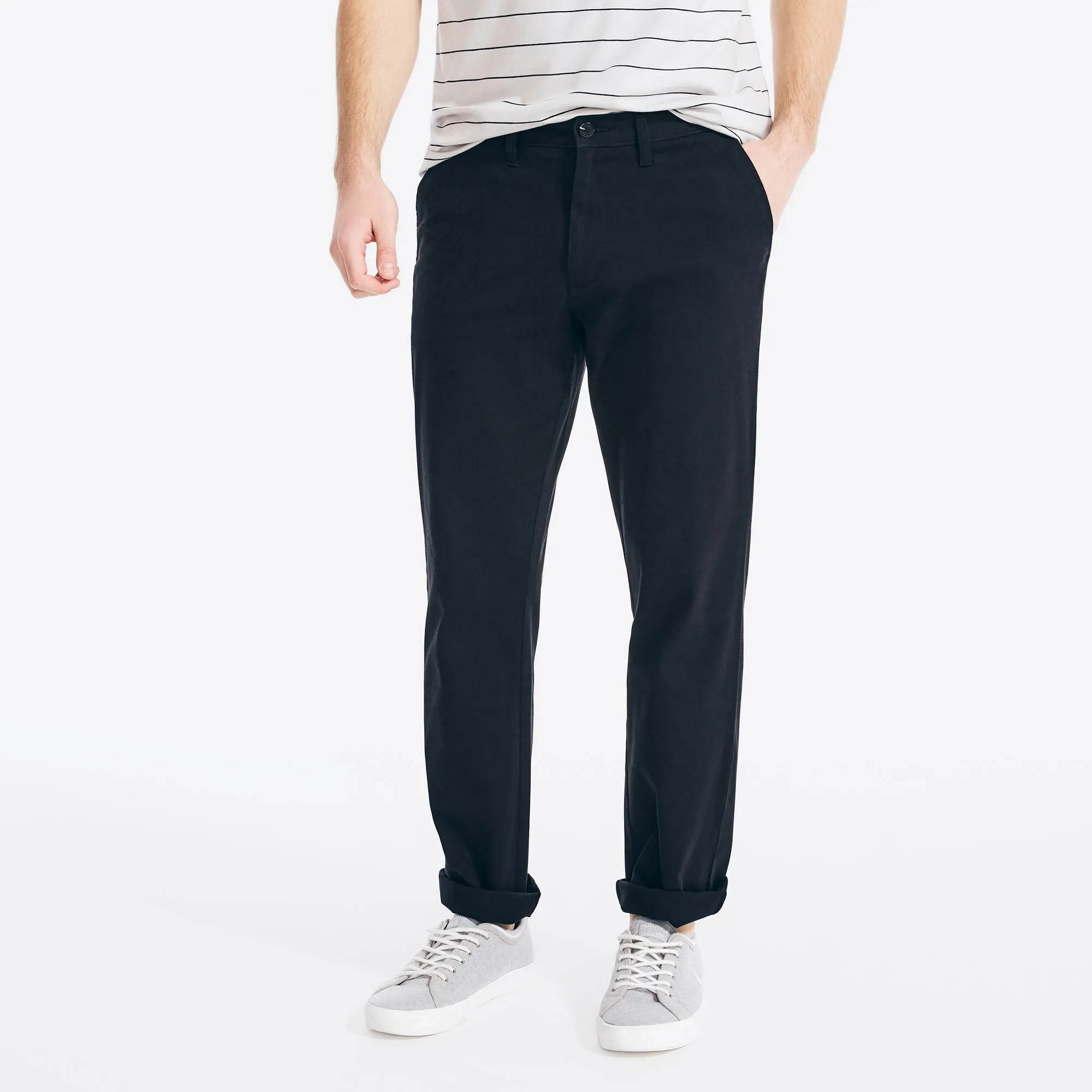 Pantalon de pont résistant aux plis pour homme - Coupe classique Nautica