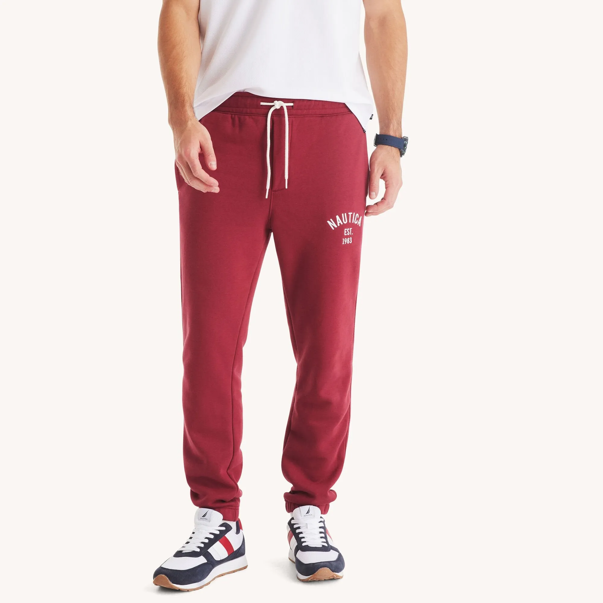 Pantalon de jogging en polaire pour homme Nautica