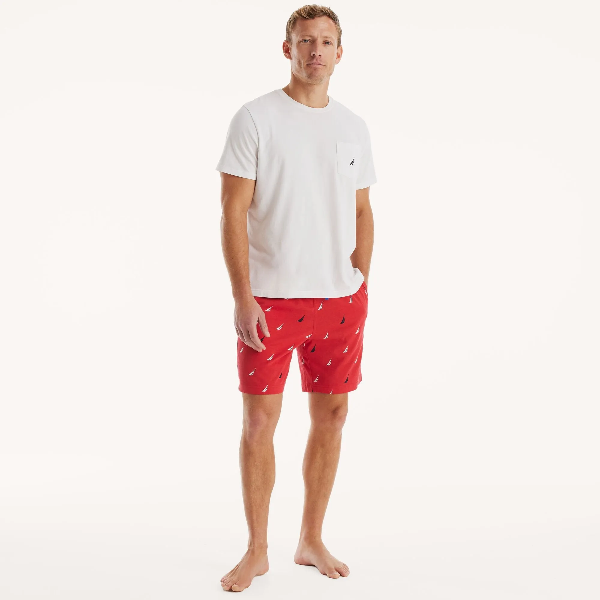 Nautica Short de Nuit pour Hommes à Imprimé J-Class