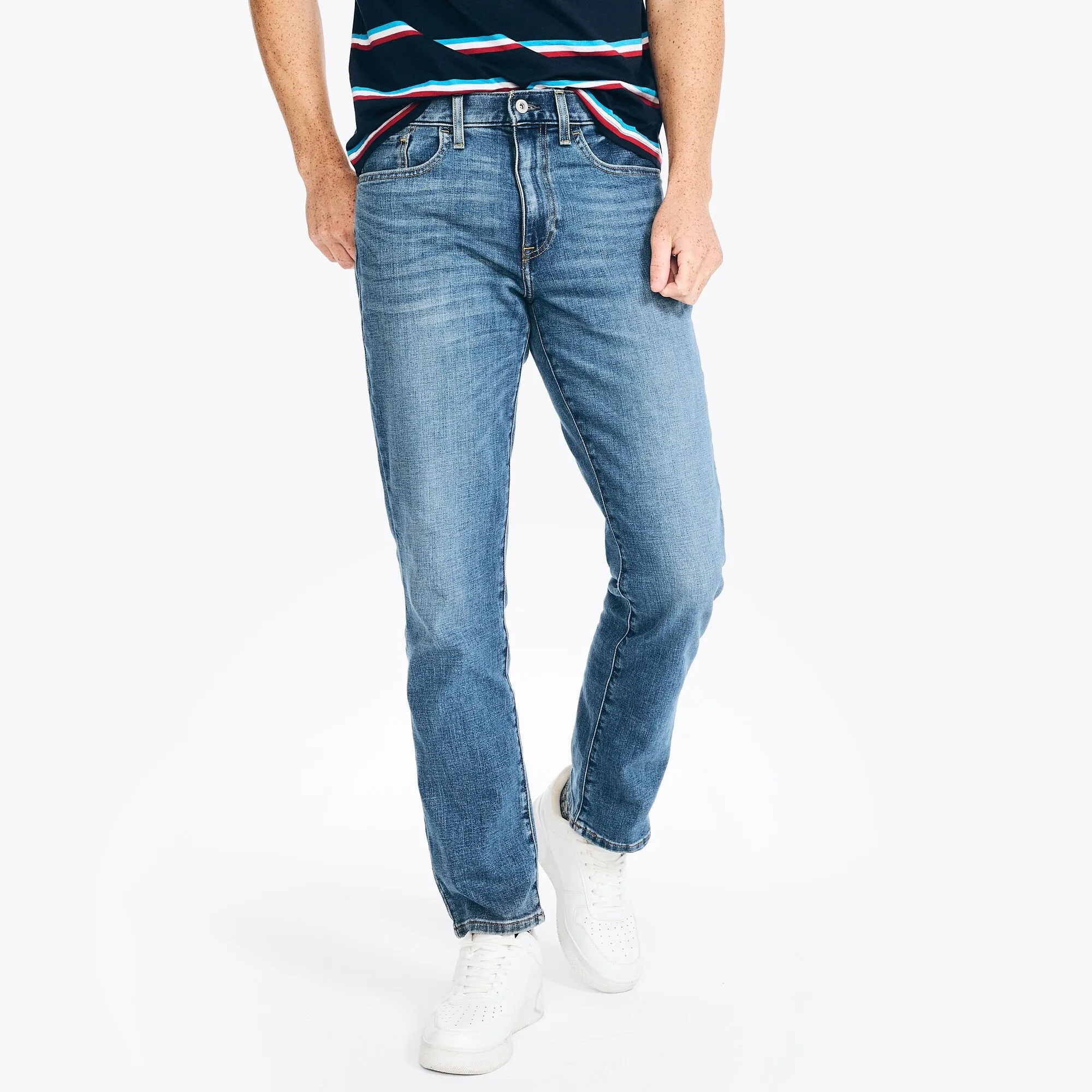 Nautica Homme Jean Détendu Élastique Original