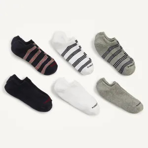Chaussettes à rayures pour hommes Nautica, lot de 6 paires