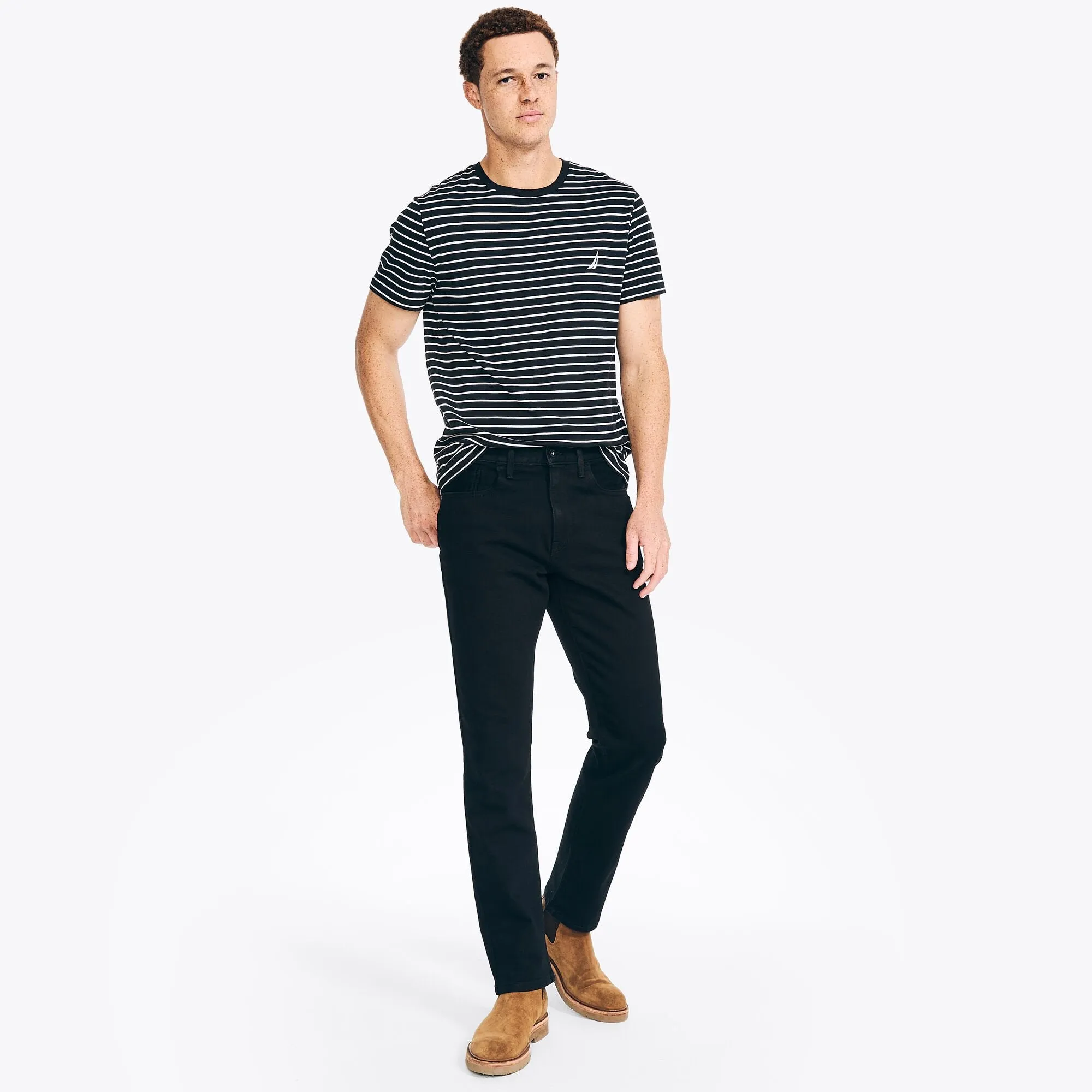 Nautica Jeans Vintage Homme Coupe Droite Élastique
