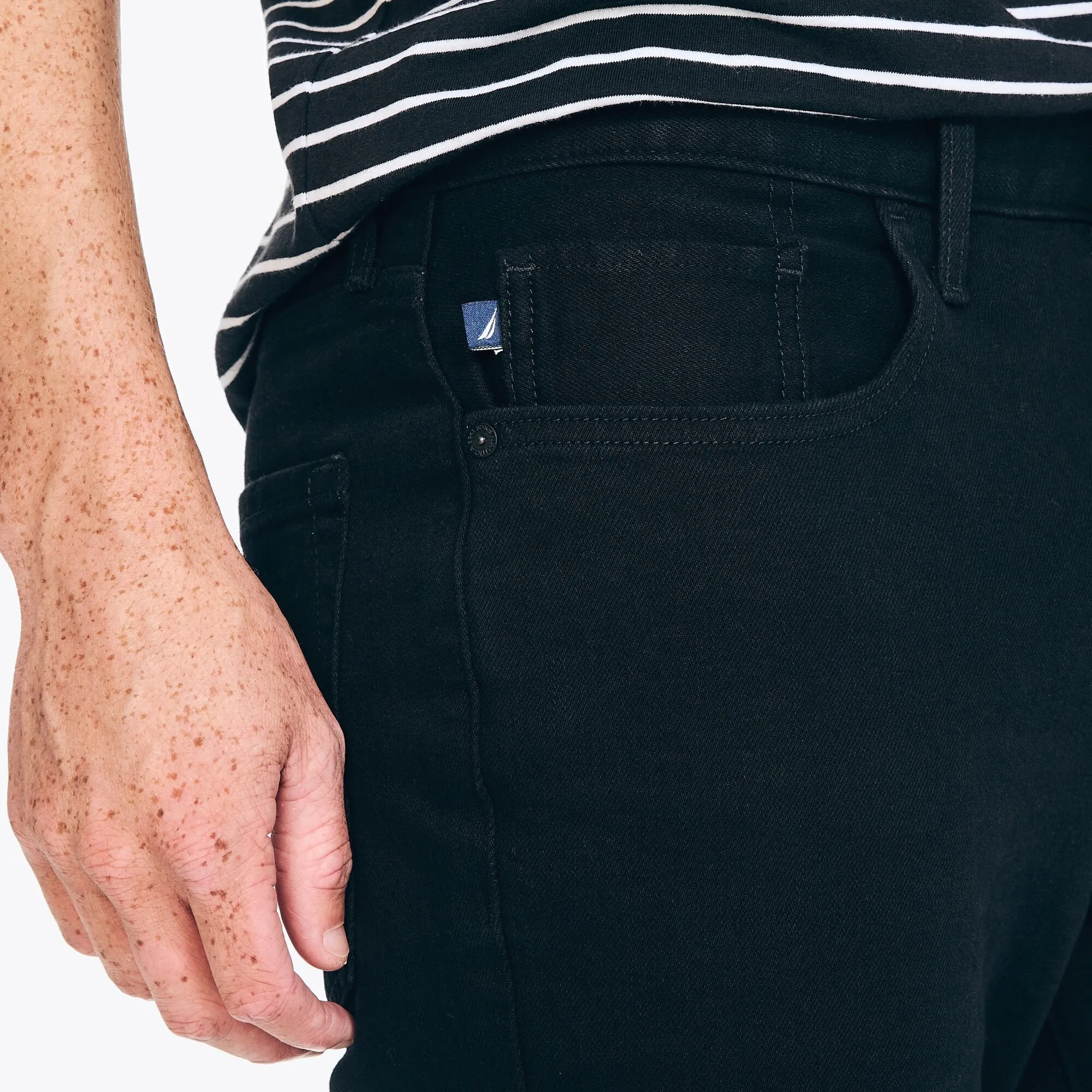 Nautica Jeans Vintage Homme Coupe Droite Élastique