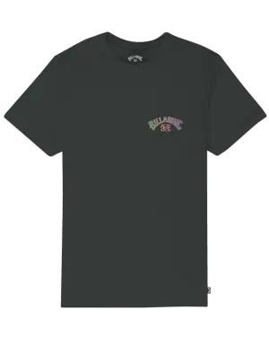 T-shirt Newquay Arch en noir lavé