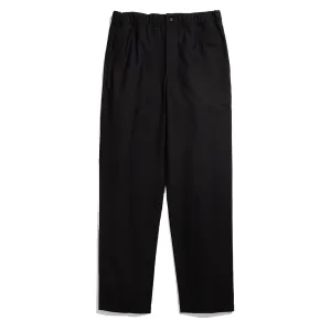 Norse Projects Ezra Pantalon détendu en coton et laine sergé Noir