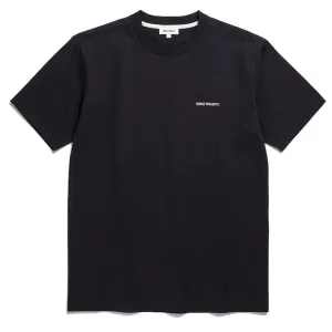 T-shirt noir avec logo Johannes de Norse Projects