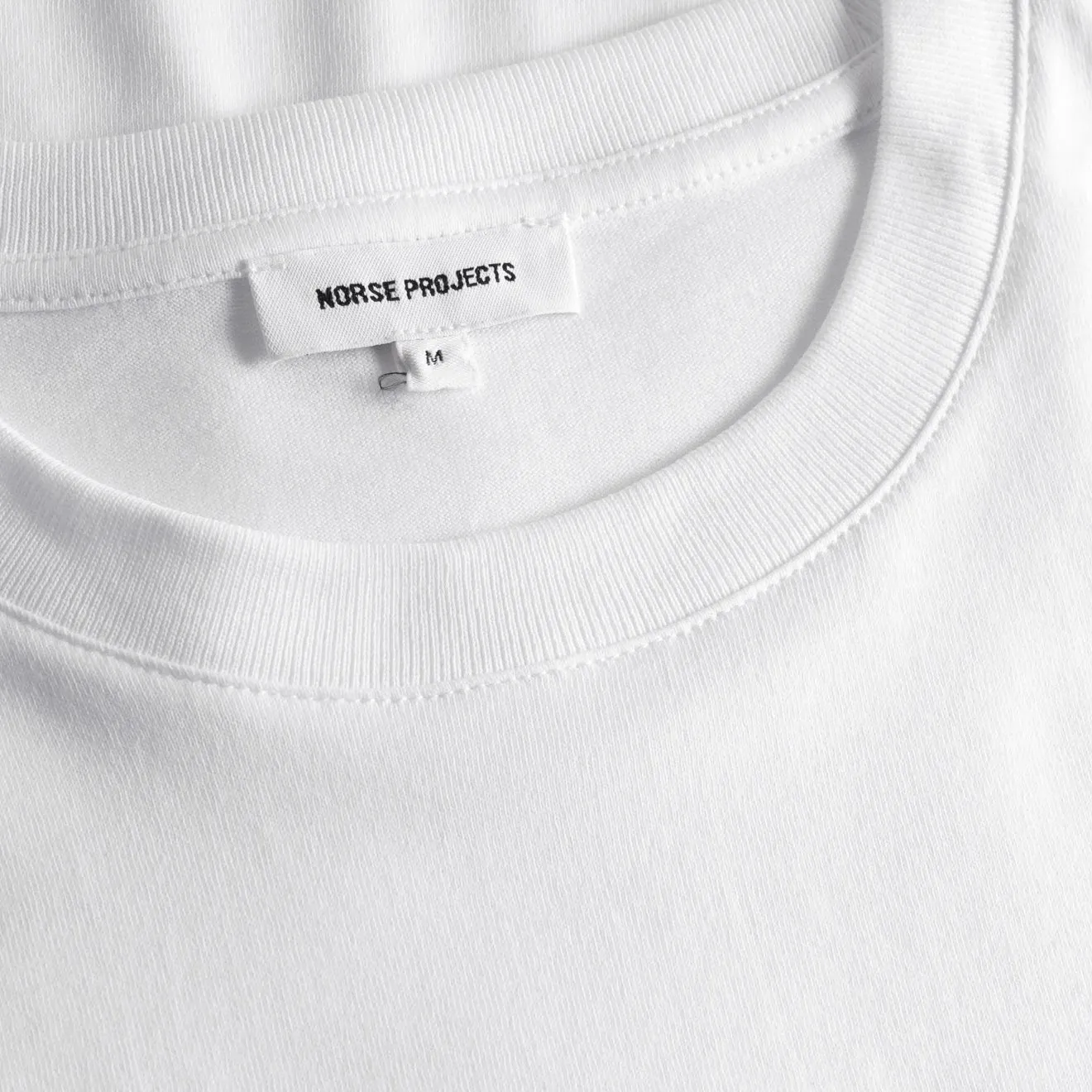 Norse Projects T-shirt Johannes à motifs imprimés bio Blanc
