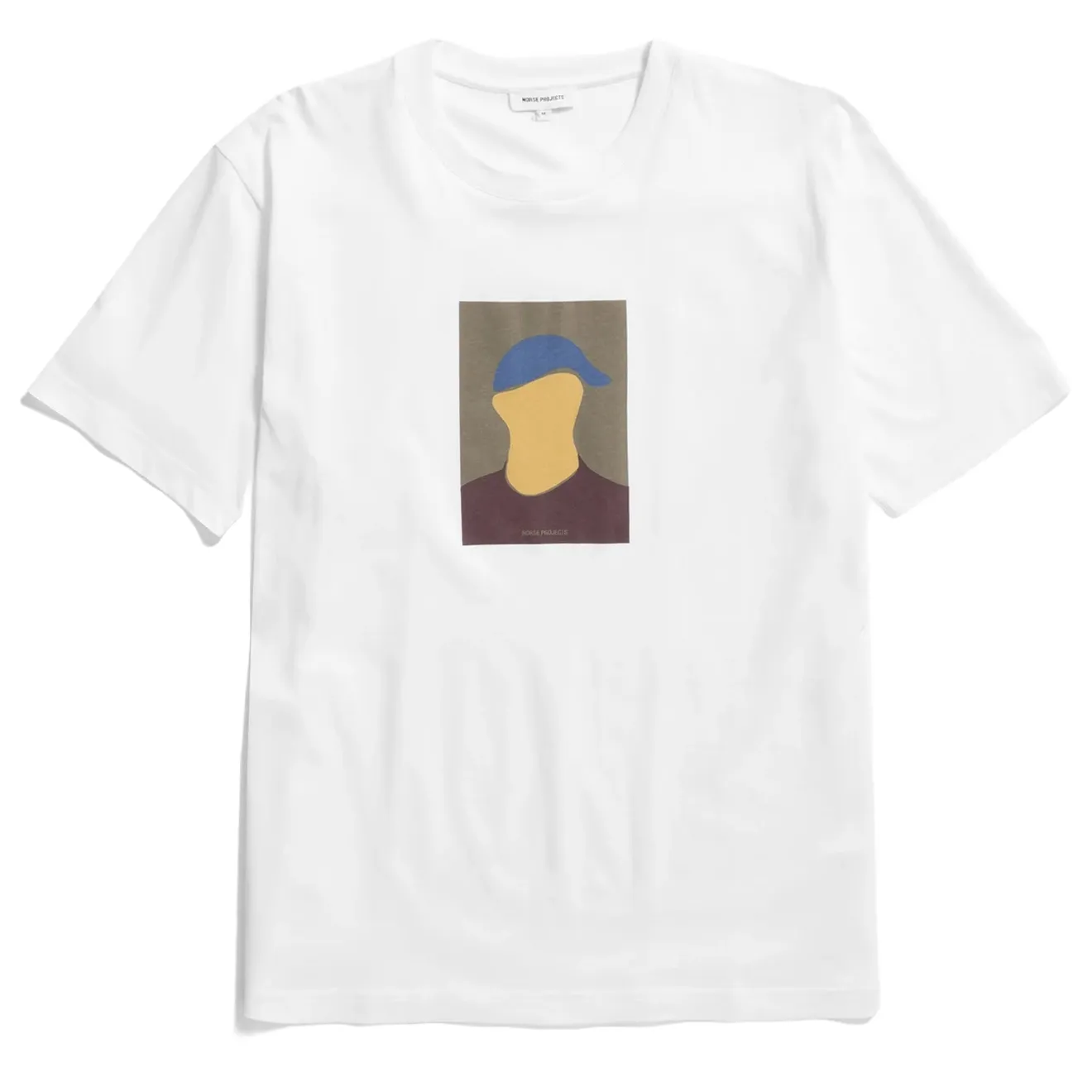 Norse Projects T-shirt Johannes à motifs imprimés bio Blanc