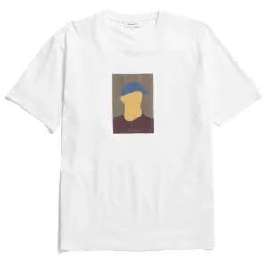 Norse Projects T-shirt Johannes à motifs imprimés bio Blanc