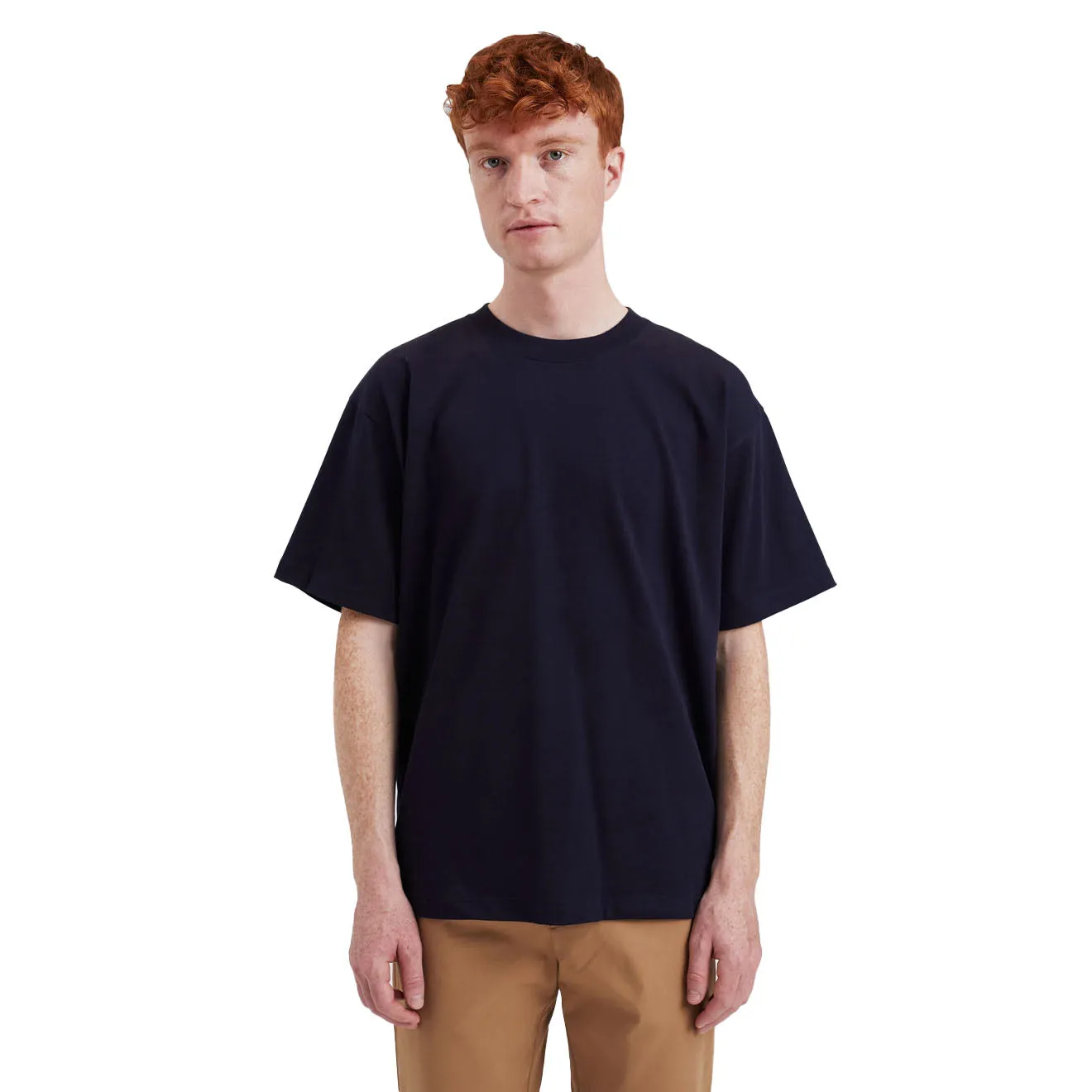 Norse Projects T-shirt ample épais standard Dark Navy