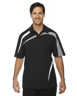 Polo à motifs colorés en piqué polyester Performance Impact pour hommes North End 88645