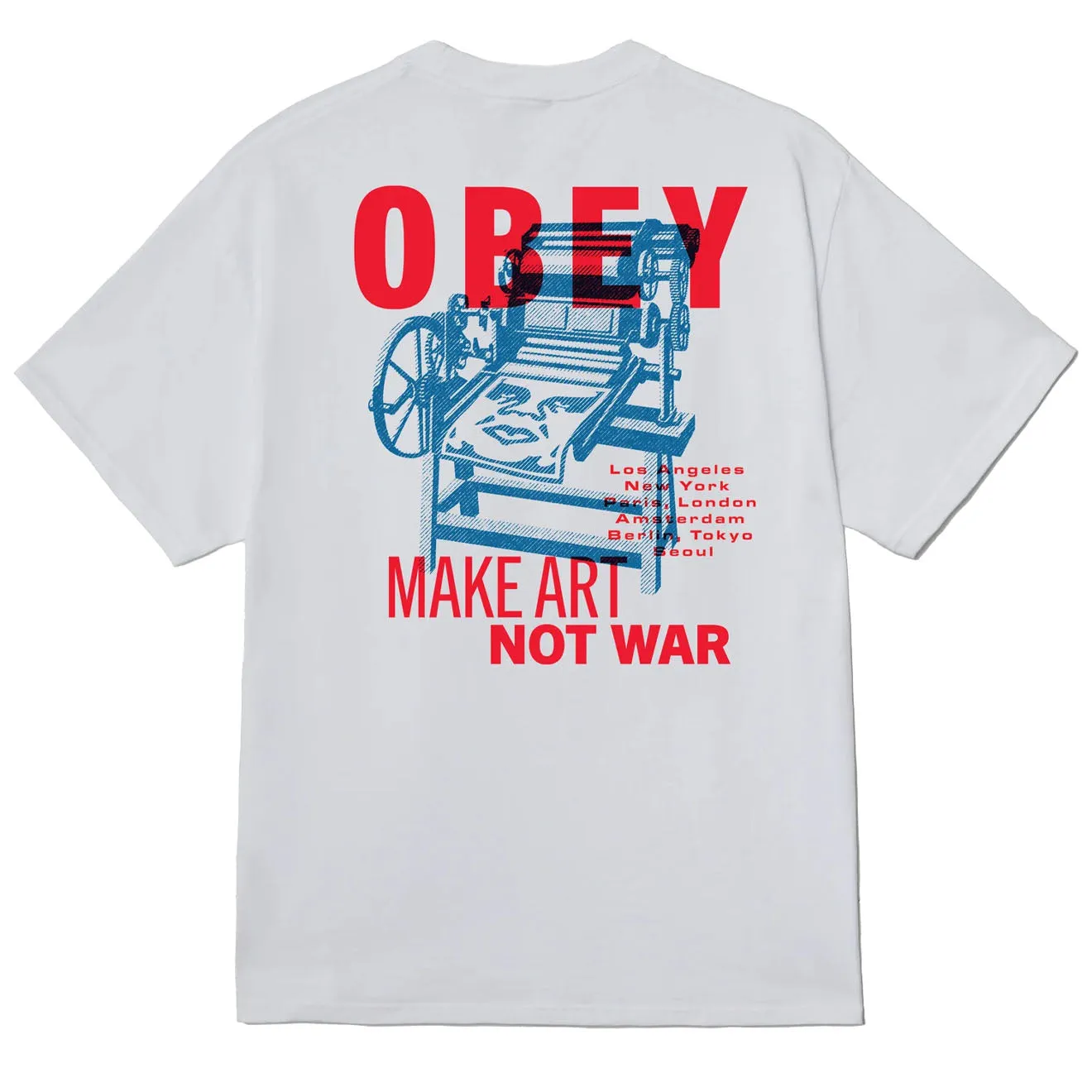 Obey Printing Press Rendre l'Art Blanc