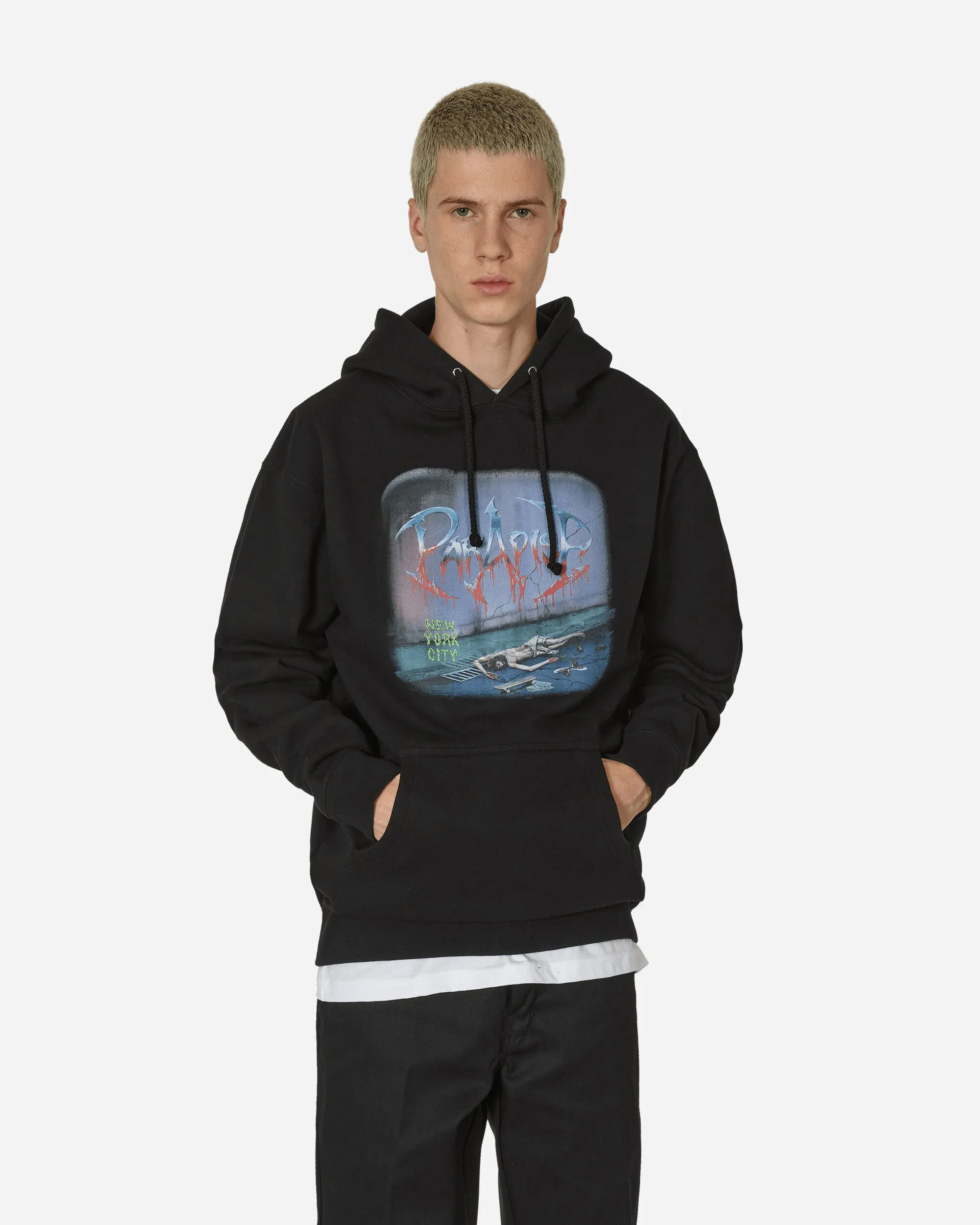 Hoodie Nécrologique Noir
