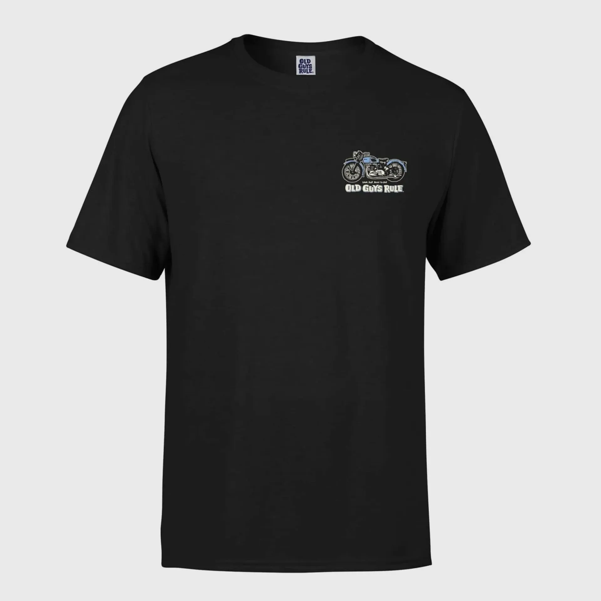 T-shirt Old Guys Rule Triumph - Noir
