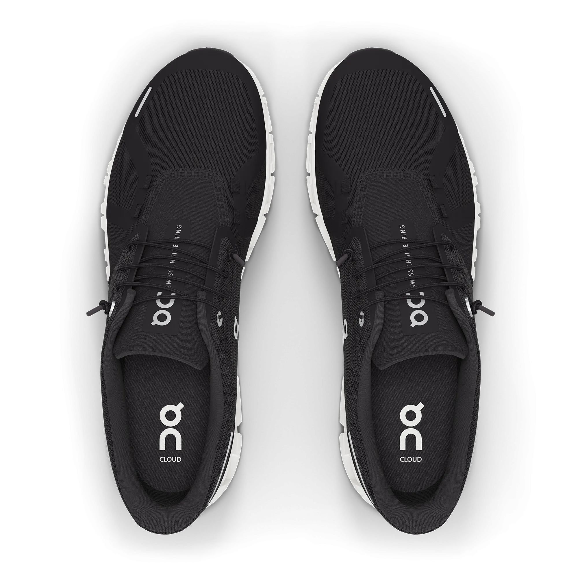 Chaussures On Men's Cloud 6 - Noir / Blanc Vêtements On Cloud