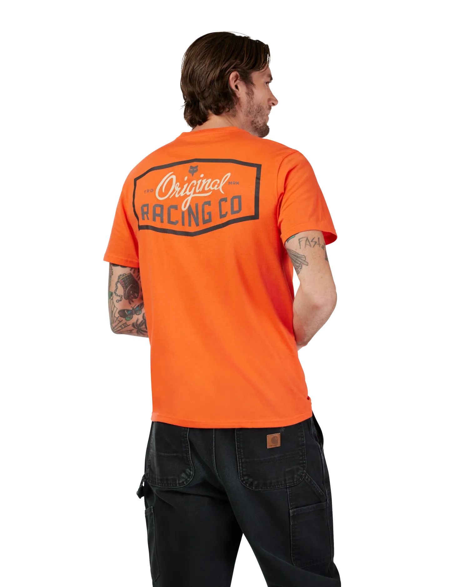 T-shirt Premium Original en Orange Sanguine