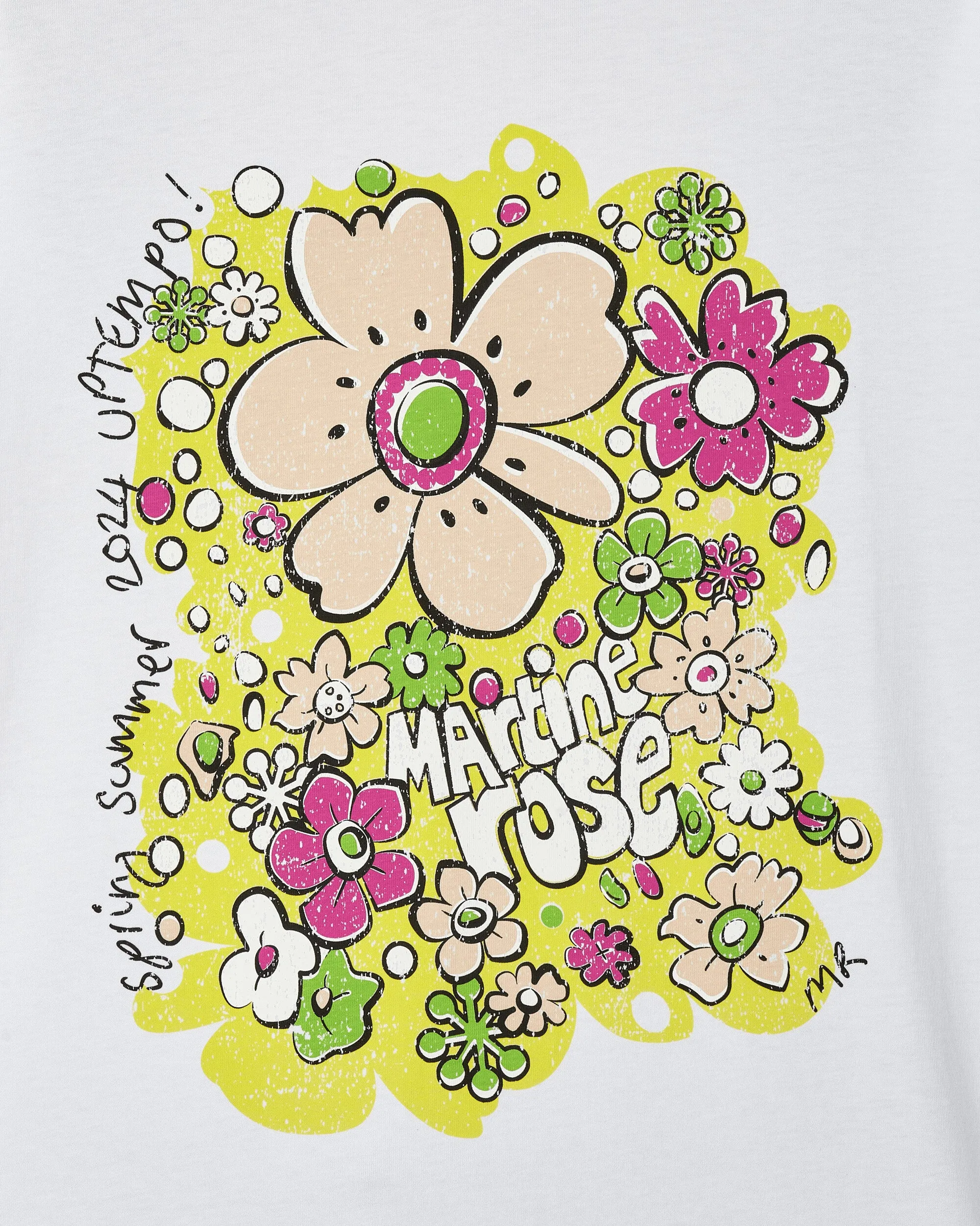 T-shirt manches longues oversize blanc