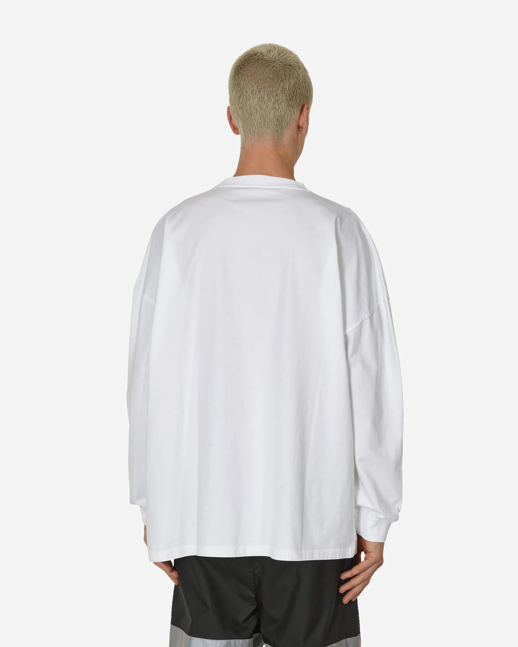 T-shirt manches longues oversize blanc