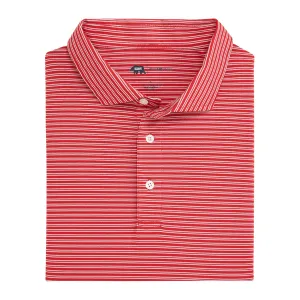 Polo en piqué performant Stripe - Rouge